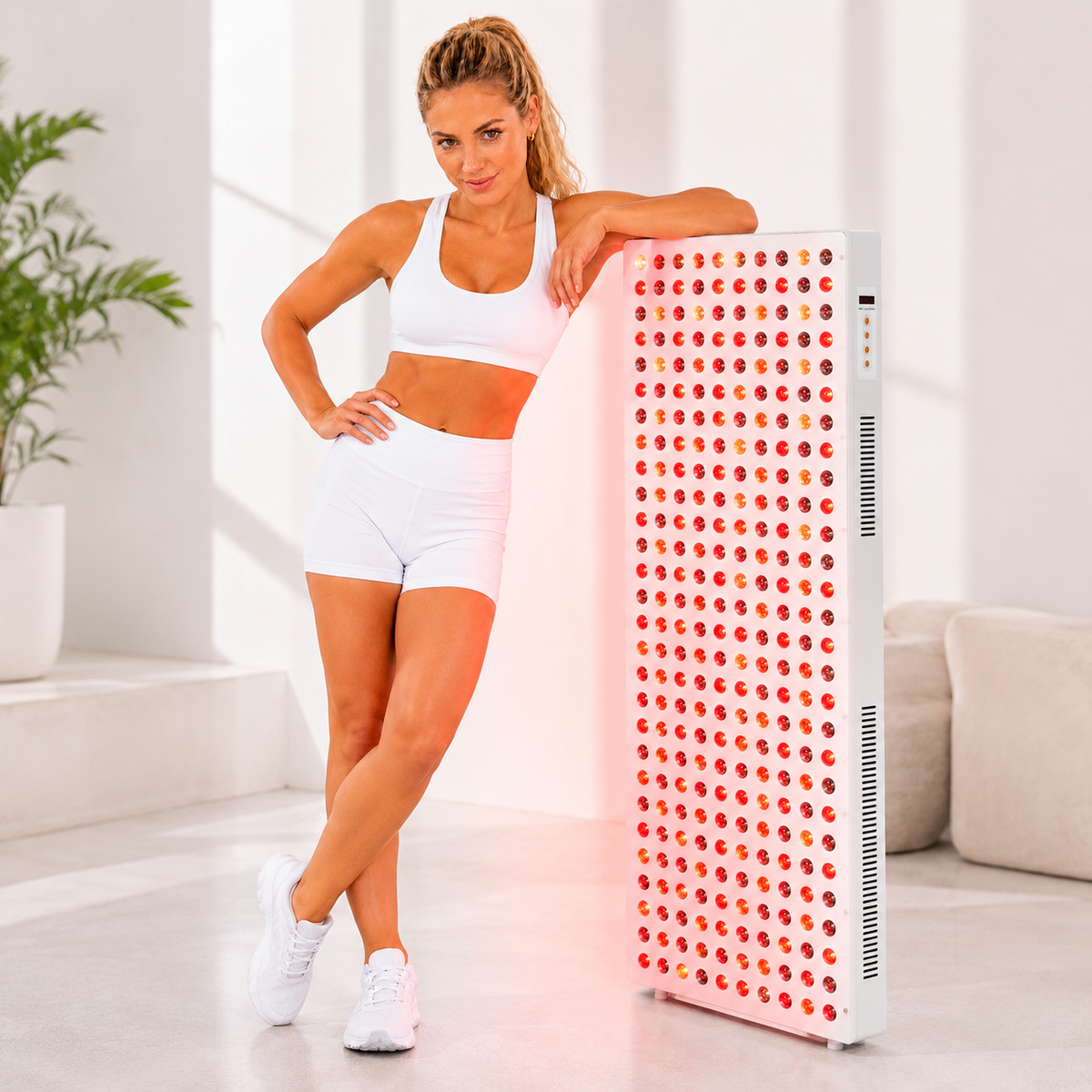 Red Light Therapy & Near Infrared Light Therapy Panel, Full Body, 1500W