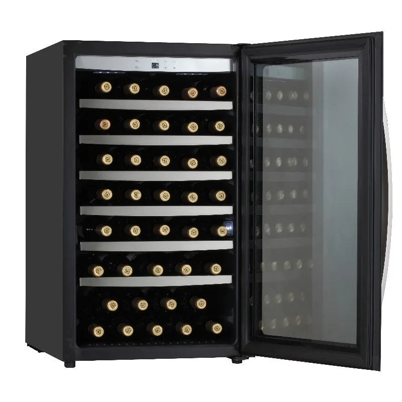 Airo ODM JG32B Single Zone Glass-Front Elite Wine Cooler Touch-Controlled Thermoelectric Freestanding Wine Cooler