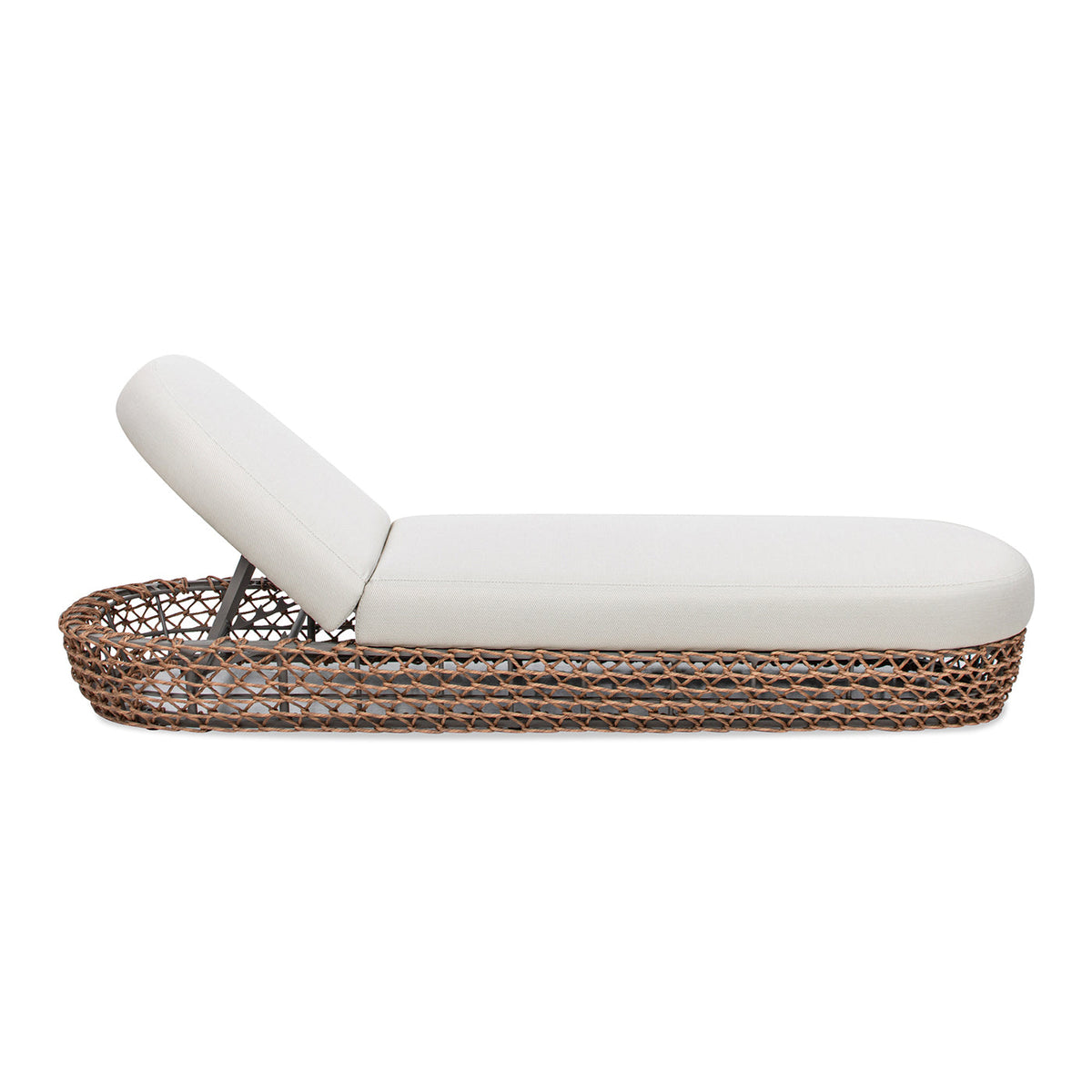 Willow 80.5" Sunbrella Upholstered Woven Patio Lounger