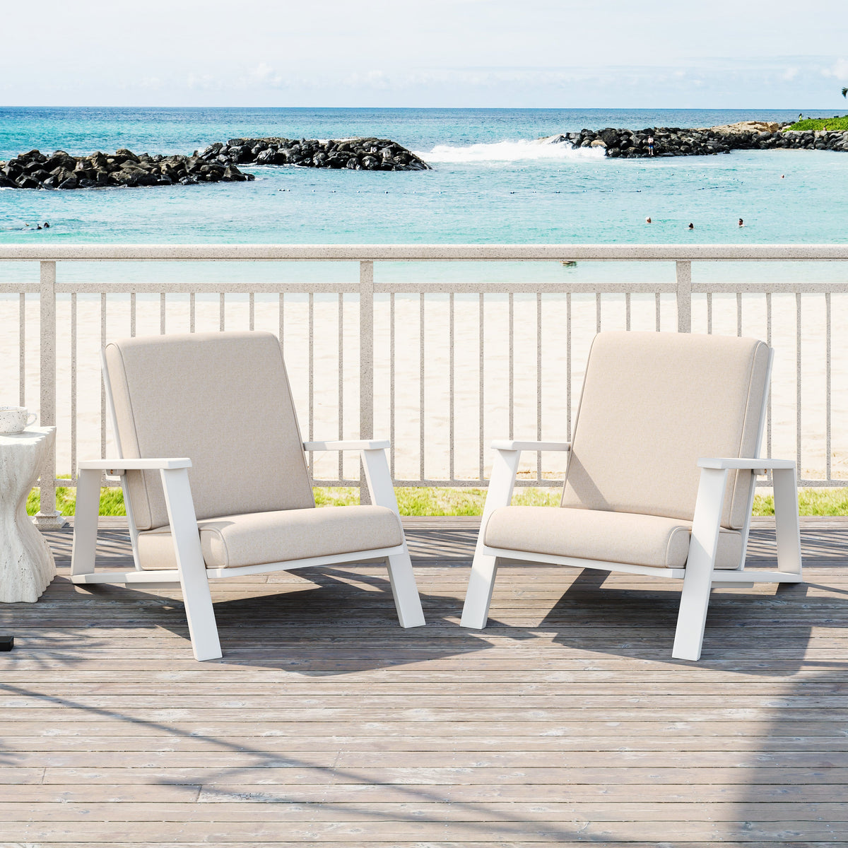 Patio Lounge Chair Set of 2
