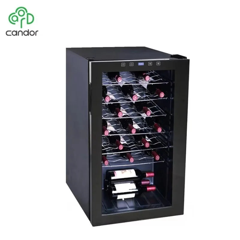 Airo Freestanding 48-Bottle Wine Cooler Electric Compressor Refrigerated Cabinet 130L Capacity Constant Temperature Hotel