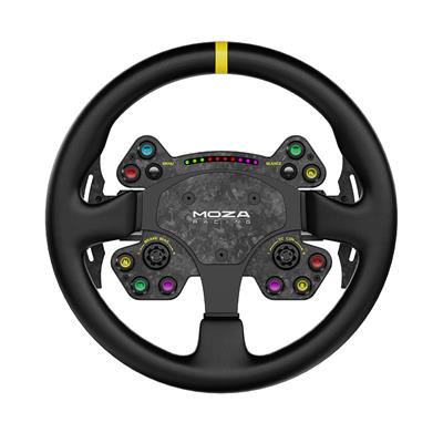 GTR Simulator Simulator Accessories, MOZA RS V2 Steering Wheel, Forged Carbon Fiber, Two Shift - RS025